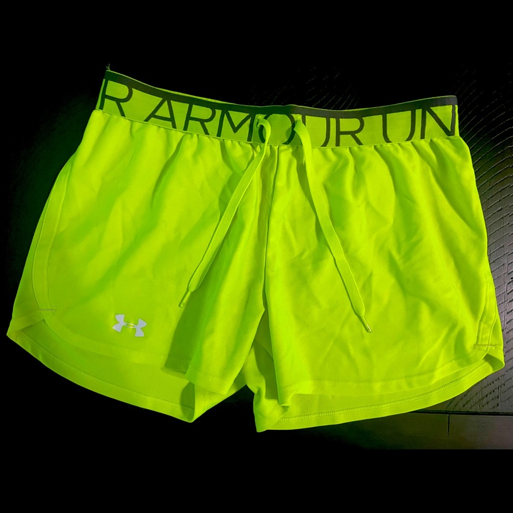 Under Armour Neon Green Shorts